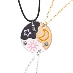 Sun & Star & Moon BFF Necklaces for 3 - Image 5