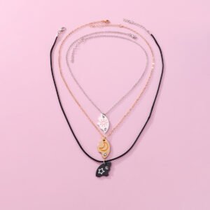Sun & Star & Moon BFF Necklaces for 3 - Image 4