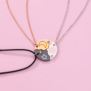 Sun & Star & Moon BFF Necklaces for 3 - Image 3