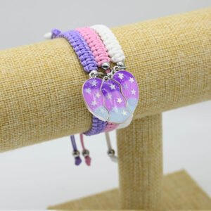 Magnetic Three Love Friends Friendship Bracelet