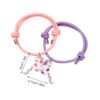 Glow in the Dark Two-pieces Cute Cat Magnetic Children's Friendship Bracelets