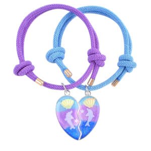 Fashion Magnetic Love Dolphin Shell BFF Bracelets for 2