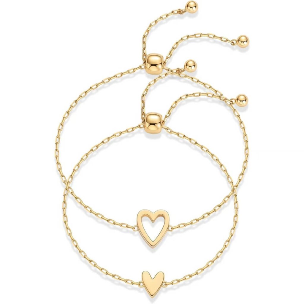 Personalized Gifts for Boyfriend: Unique Ideas to Make Him Feel Special 15 Matching Heartbeat Couple Bracelets for Him and Her - Adjustable Stainless Steel 2-Piece Jewelry Set