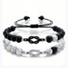 1-pair-of-concentric-knots-white-pine-black-frosted-bracelet-black-silver-accessories