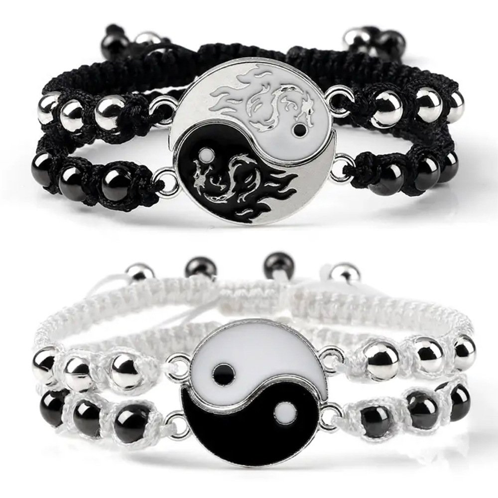Fashionable Yin Yang Couple's Braided Bracelets-Stylish Matching Jewelry for Couples 5 Fashionable Yin Yang Couple's Braided Bracelets-Stylish Matching Jewelry for Couples