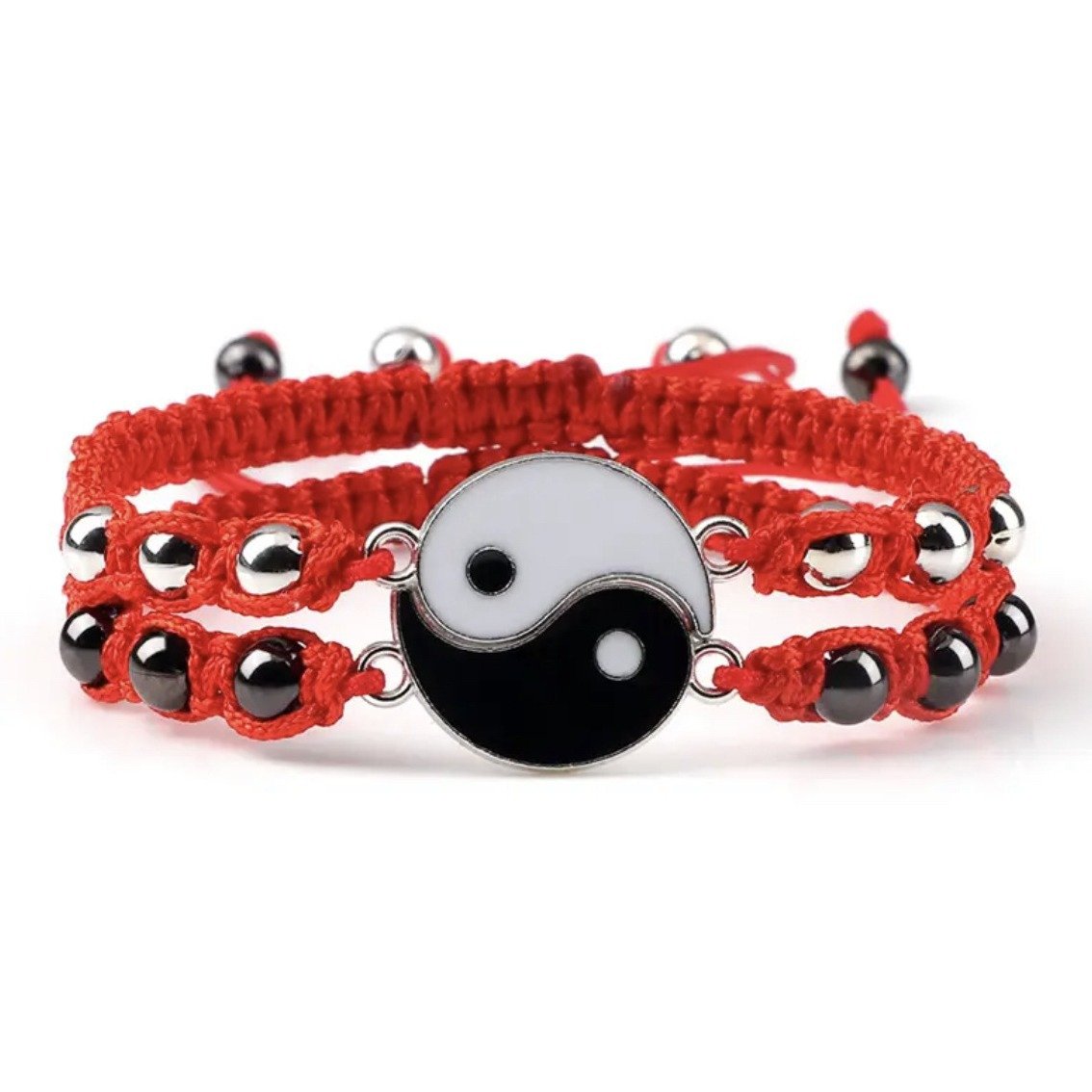 Fashionable Yin Yang Couple's Braided Bracelets-Stylish Matching Jewelry for Couples 2 Fashionable Yin Yang Couple's Braided Bracelets-Stylish Matching Jewelry for Couples