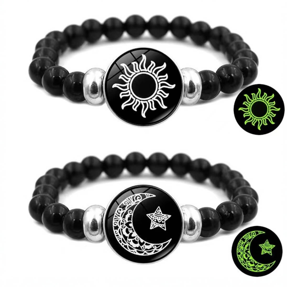 Sun and Moon Lovers Luminous Couple Bracelet - Romantic Valentine's Day Gift for Couples 9 Sun and Moon Lovers Luminous Couple Bracelet – Romantic Valentine’s Day Gift for Couples