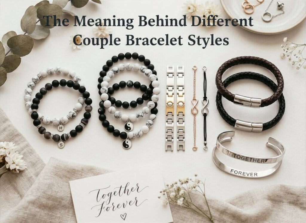The Meaning Behind Different Couple Bracelet Styles (And Which One Fits Your Relationship) 2 The Meaning Behind Different Couple Bracelet Styles (And Which One Fits Your Relationship)