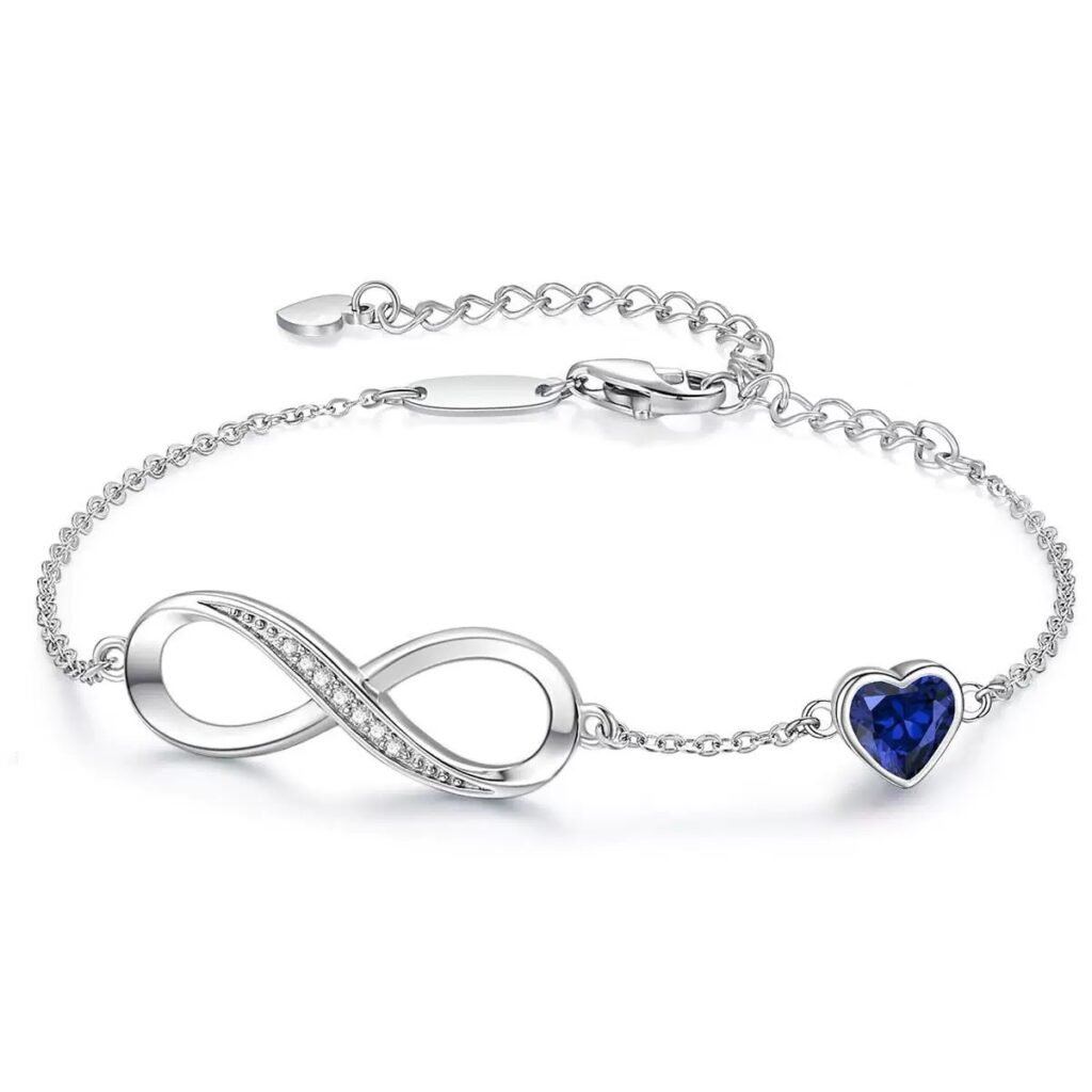 What silver couple bracelets are popular? 5 S925 Sterling Silver Infinity Bracelet for Women - Eternal Love Diamond Bracelet