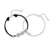 S925 Sterling Silver Infinity Couple Bracelet - Luxury Zircon Mobius Ring Bracelet
