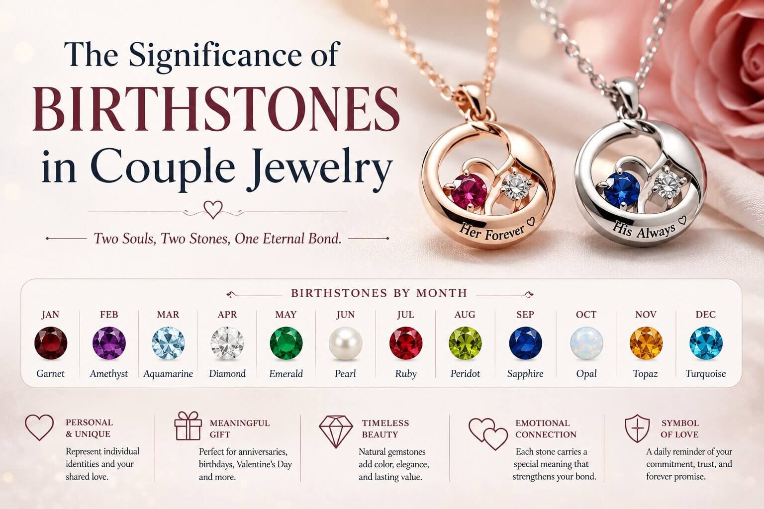The Significance of Birthstones in Couple Jewelry